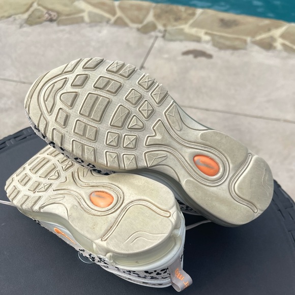 Nike Air Max 97 Leopard Print Beige and Orange